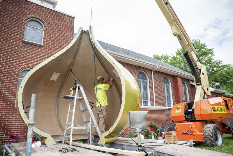 New dome rises toward the heavens